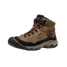 Keen Wanderschuhe Targhee IV Mid WP (Nubukleder, wasserdicht) hellbraun/schwarz Herren