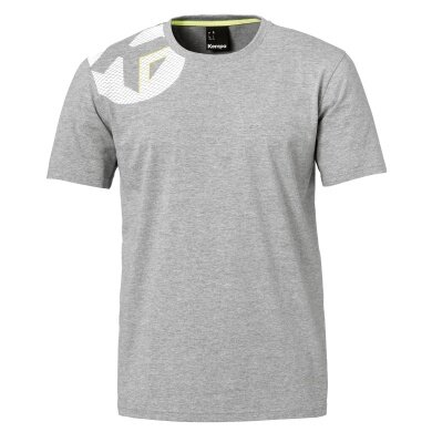 Kempa Sport-Tshirt Core 2.0 Basic (100% Baumwolle) grau Herren