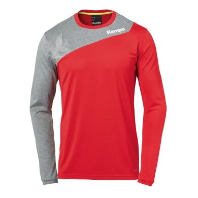 Kempa Sport-Langarmshirt Core 2.0 (100% Polyester) rot Herren
