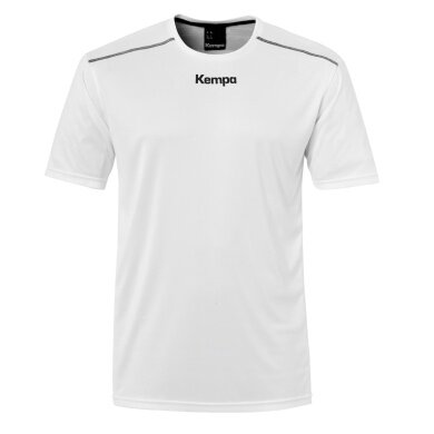 Kempa Sport- Sport-Tshirt Poly weiss Herren