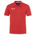 Kempa Sport-Polo Poly (100% Polyester) rot Herren