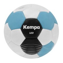 Kempa Handball Leo (strapazierfähiger Trainingsball) grau/schwarz - 1 Stück