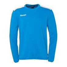Kempa Sport-Langarmshirt Emotion 27 Training Top (100% Polyester) kempablau/weiss Herren