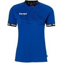 Kempa Sport-Shirt Wave 26 (100% Polyester) royalblau/marineblau Damen