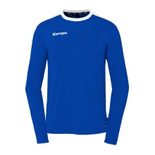 Kempa Sport-Langarmshirt Emotion 27 (100% Polyester) royalblau/weiss Herren