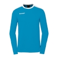 Kempa Sport-Langarmshirt Emotion 27 (100% Polyester) kempablau/weiss Herren