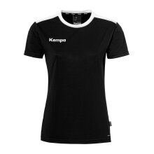 Kempa Sport-Shirt Emotion 27 (100% Polyester) schwarz/weiss Damen