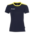 Kempa Sport-Shirt Emotion 27 (100% Polyester) marineblau/gelb Damen