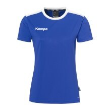 Kempa Sport-Shirt Emotion 27 (100% Polyester) royalblau/weiss Damen