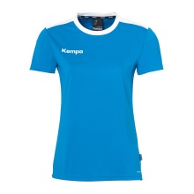 Kempa Sport-Shirt Emotion 27 (100% Polyester) kempablau/weiss Damen