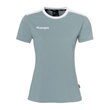 Kempa Sport-Shirt Emotion 27 (100% Polyester) aquablau/weiss Damen