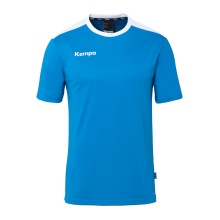 Kempa Sport-Tshirt Emotion 27 (100% Polyester) kempablau/weiss Herren