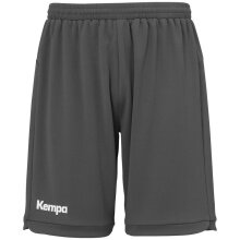 Kempa Sporthose Short Prime (100% Polyester) kurz anthrazitgrau Herren