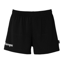 Kempa Sporthose Team Short (elastischer Bund mit Kordelzug) kurz schwarz Damen