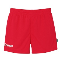 Kempa Sporthose Team Short (elastischer Bund mit Kordelzug) kurz rot Damen