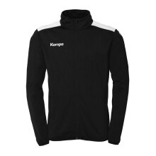 Kempa Trainingsjacke Emotion 27 (Full-Zip, 100% Polyester) schwarz/weiss Herren
