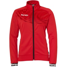 Kempa Trainingsjacke Wave 26 (100% Polyester, elastisch) rot/chilirot Damen