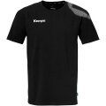 Kempa Sport-Tshirt Core 26 (elastisches Material) schwarz Kinder