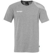 Kempa Sport-Tshirt Core 26 (elastisches Material) grau Kinder