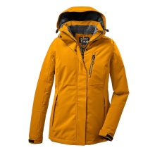 Killtec Winterjacke KOW 140 mit Kapuze (wasser- und winddicht) dunkelsenf gelb Damen