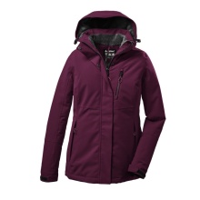 Killtec Winterjacke KOW 140 mit Kapuze (wasser- und winddicht) dunkelrose Damen