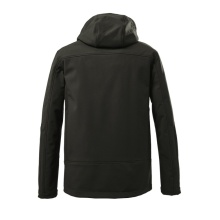 Killtec Softshelljacke mit abzippbarer Kapuze (Fleecefutter, wasserabweisend) dunkelgrün Herren