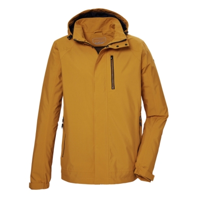 Killtec Übergangsjacke/Funktionsjacke KOS 52 mit Kapuze (wassericht, winddicht) gold/gelb Herren