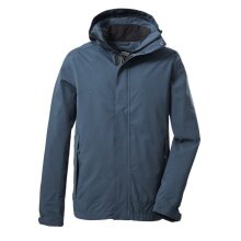 Killtec Funktionsjacke KOS 87 mit abzippbarer Kapuze (wasserdicht, winddicht) stahlblau Herren
