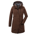 Killtec Wintermantel mit abzippbarer Kapuze (wasser- und winddicht, Parka) cappucino braun Damen