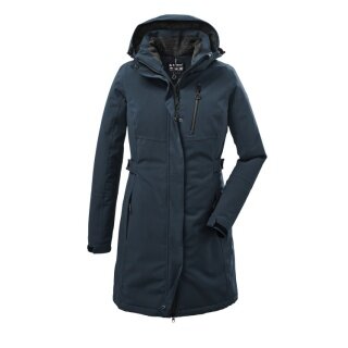 Killtec Wintermantel mit abzippbarer Kapuze (wasser- und winddicht, Parka) hellpetrol Damen