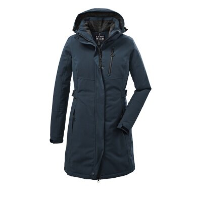 Killtec Wintermantel mit abzippbarer Kapuze (wasser- und winddicht, Parka) hellpetrol Damen