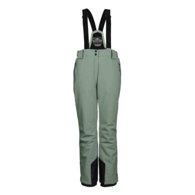 Killtec Winterhose - Skihose mit abnehmbaren Trägern (wasser- und winddicht) grüngrau Damen