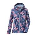 Killtec Softshelljacke KOS 154 (mit Kapuze, winddicht, wasserabweisend) sturmblau/pink Mädchen