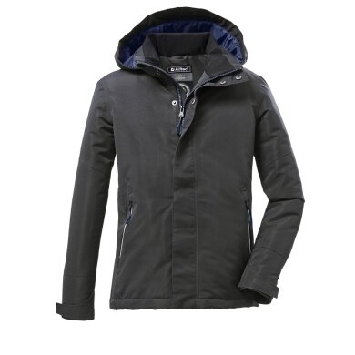 Killtec Winterjacke Kow 28 (wind- und wasserdicht, atrmungsaktiv, PFC-frei) anthrazitgrün Kinder