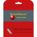 Kirschbaum Tennissaite Pro Tour Control (Haltbarkeit+Kontrolle) silber 12m Set