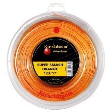 Kirschbaum Tennissaite Super Smash (Haltbarkeit+Kontrolle) orange 200m Rolle
