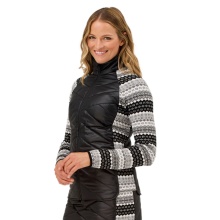 Krimson Klover Hybrid-Winterjacke Switchback schwarz/montrose Damen