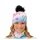 Krimson Klover Mütze (Pompon) Graffiti Girls Beanie - weiss/bunt Damen - 1 Stück