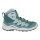 Lowa Wanderschuhe Maddox Pro Mid GTX Junior (Textil/Veloursleder, wasserdicht) rauchgrün/mintgrün Kinder