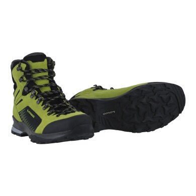 Lowa Wanderschuhe Vigo GTX (Trekking, Spaltleder-Textil, wassderdicht) limonegrün/schwarz Herren