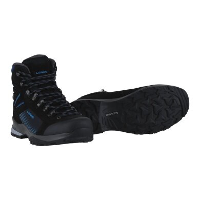 Lowa Wanderschuhe Vigo GTX (Trekking, Spaltleder-Textil, wassderdicht) schwarz/blau Herren