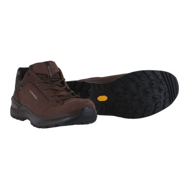 Lowa Wanderschuhe Renegade EVO Low WIDE GTX 2025 (All-Terrain, Nubukleder, wasserdicht) espressobraun/schwarz Herren