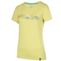 La Sportiva Wander-/Freizeit Shirt Peaks (Baumwolle) gelb Damen