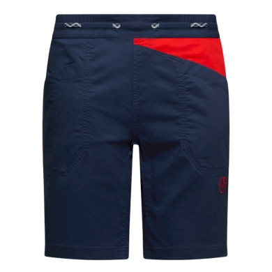 La Sportiva Kletter-Wanderhose Bolt Shorts (optimale Bewegungsfreiheit) kurz nachtblau/rot Herren