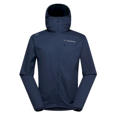 La Sportiva Kletterjacke Wall Breeze Stretch (Bergsteigen, winddicht, leicht) dunkelblau Herren