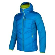 La Sportiva Daunen-Winterjacke Bivouac Down (leicht, Wärmeisolierung, Skitouring) blau/limegrün Herren