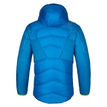La Sportiva Daunen-Winterjacke Bivouac Down (leicht, Wärmeisolierung, Skitouring) blau/limegrün Herren