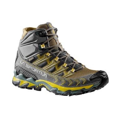 La Sportiva Wanderschuhe Ultra Raptor II Mid GTX (Fast-Hiking, wasserdicht) charcoalgrau/aloe Damen