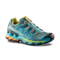 La Sportiva Trail-Laufschuhe Ultra Raptor II GTX (wasserdicht) blau/gelb Damen