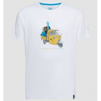 La Sportiva Wander-/Freizeit Tshirt Ape (Baumwolle, leicht) weiss Herren